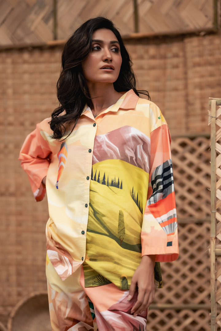 Cappadocia Pleated Shirt
