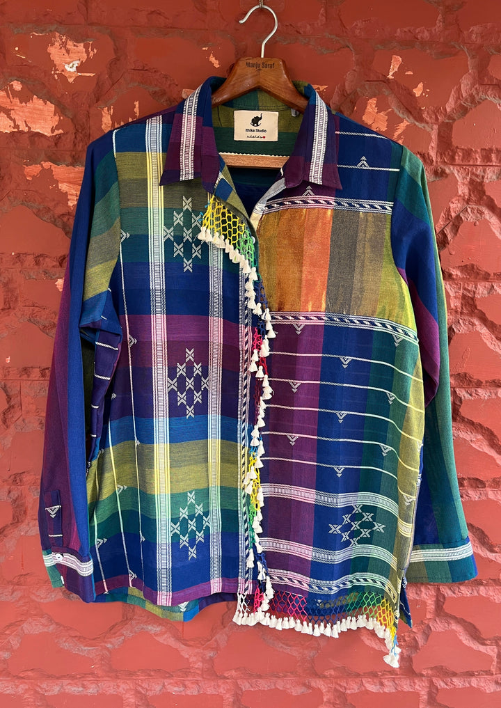 Bhujodi Shirt Blue Multi-Color